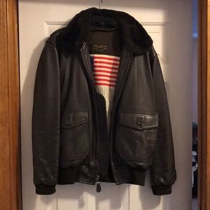 Vintage Leather Pilot Jacket